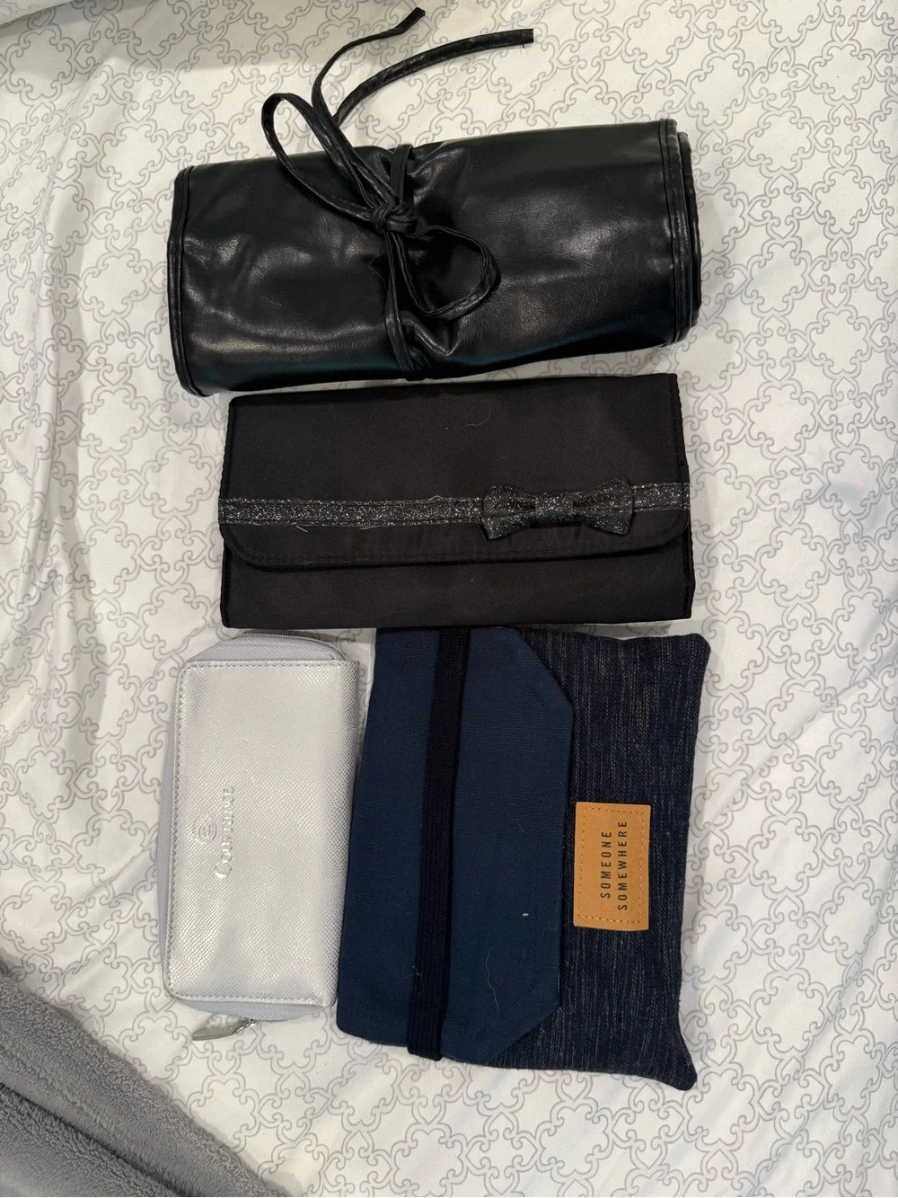 Bundle of makeup bags & makeup brush bags